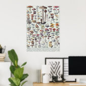 paddenstoelen poster (Thuiskantoor)