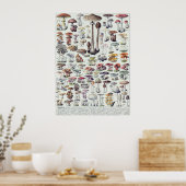 paddenstoelen poster (Keuken)