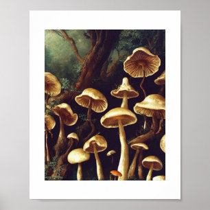 Paddenstoelen Poster