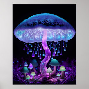 paddenstoelen poster