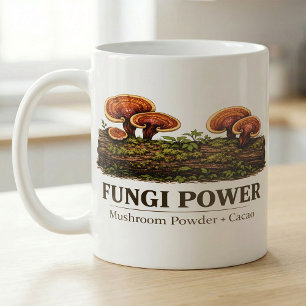 Paddenstoelen Power Forestcore Mycologie  Koffiemok