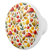 Paddenstoelen Retro  Antiek Stijl Keramische Knop (Rechts)