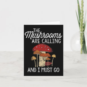 Paddenstoelen Roepen En Ik Moet Paddenstoelen Gaan Kaart