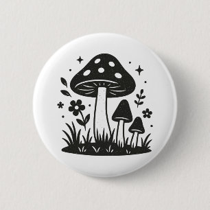 paddenstoelen ronde button 5,7 cm