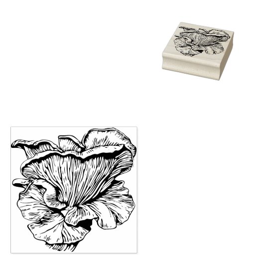 Paddenstoelen Rubberstempel (Gestempeld)