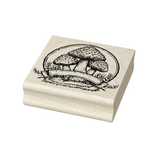 Paddenstoelen Rubberstempel (Stempel)