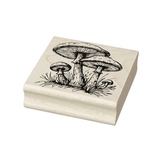 Paddenstoelen Rubberstempel (Stempel)