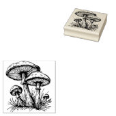 Paddenstoelen Rubberstempel (Gestempeld)