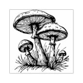 Paddenstoelen Rubberstempel (Afrduk)