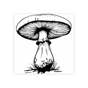 Paddenstoelen Rubberstempel