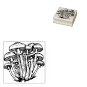 Paddenstoelen Rubberstempel (Gestempeld)