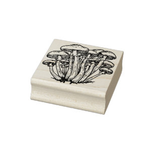 Paddenstoelen Rubberstempel