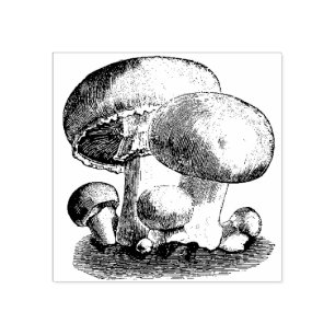 paddenstoelen rubberstempel