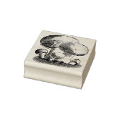 paddenstoelen rubberstempel (Stempel)