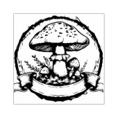 Paddenstoelen Rubberstempel (Afrduk)