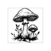 Paddenstoelen Rubberstempel (Afrduk)