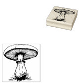 Paddenstoelen Rubberstempel (Gestempeld)