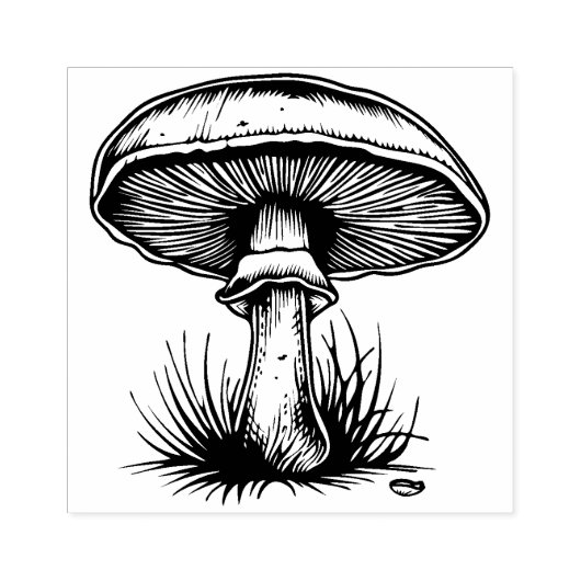 Paddenstoelen Rubberstempel (Afrduk)
