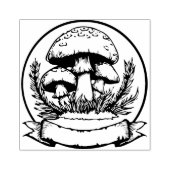 Paddenstoelen Rubberstempel (Afrduk)