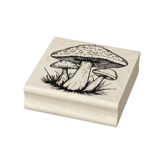 Paddenstoelen Rubberstempel (Stempel)