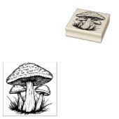 Paddenstoelen Rubberstempel (Gestempeld)
