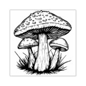 Paddenstoelen Rubberstempel (Afrduk)