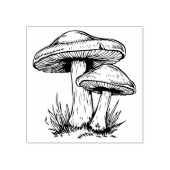 Paddenstoelen Rubberstempel (Afrduk)