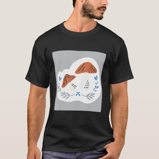 Paddenstoelen Schimmels Voedsel T-shirt (Voorkant)