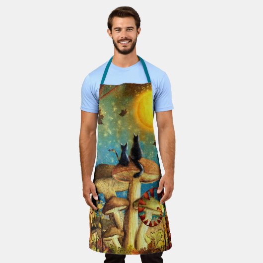 paddenstoelen schort (Gedragen)