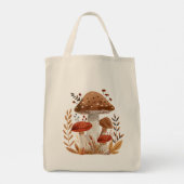 Paddenstoelen Schouder Tote Tas (Achterkant)