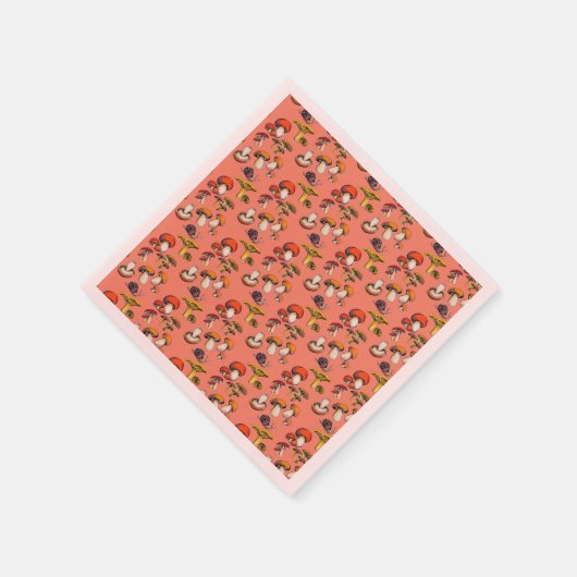 Paddenstoelen Servet (Hoek)