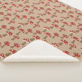 paddenstoelen Sherpa Blanket Deken (3/4)