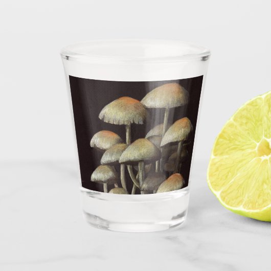 paddenstoelen shot glas (Voorkant)