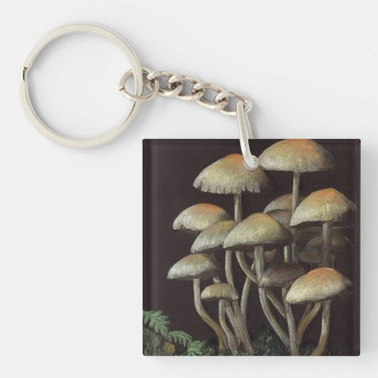 paddenstoelen sleutelhanger (Voorkant)
