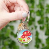 paddenstoelen sleutelhanger (Hand)