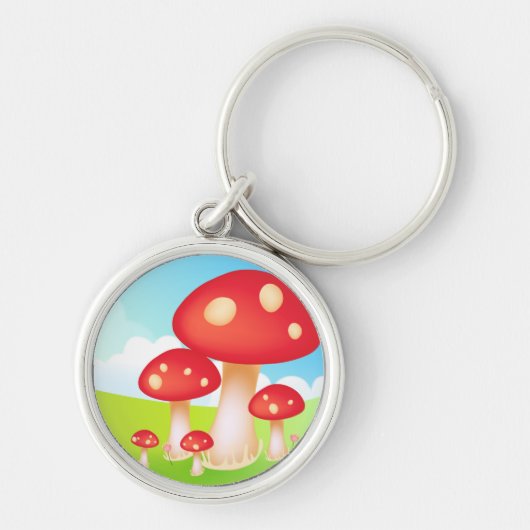 paddenstoelen sleutelhanger (Voorkant)