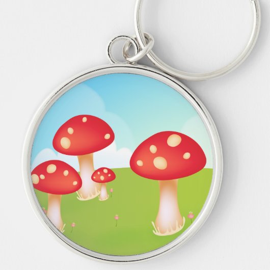 Paddenstoelen Sleutelhanger (Voorkant)