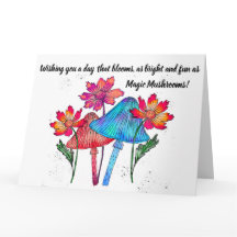 Paddenstoelen Spreuken Verjaardagskaart