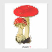 paddenstoelen sticker (Vel)