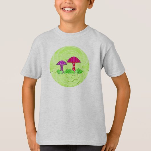 Paddenstoelen T-shirt (Voorkant)