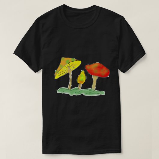 paddenstoelen t-shirt (Design voorkant)