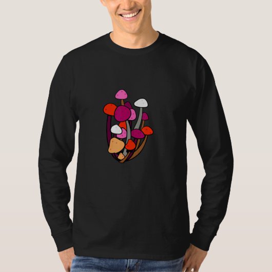 paddenstoelen t-shirt (Voorkant)
