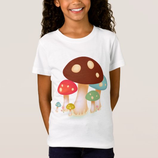 paddenstoelen t-shirt (Voorkant)