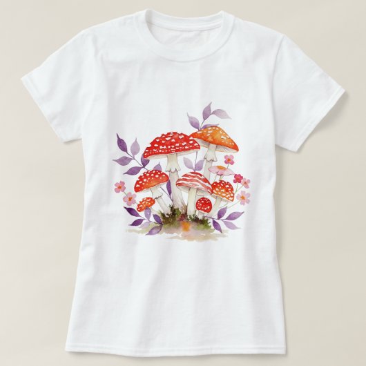 Paddenstoelen T-shirt (Design voorkant)