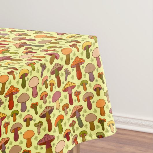 Paddenstoelen tafelkleed (Voorbeeld)