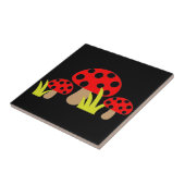 paddenstoelen tegeltje (Zijkant)