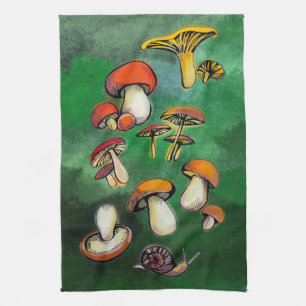 paddenstoelen theedoek
