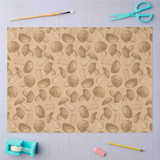 paddenstoelen tissuepapier (Craft)