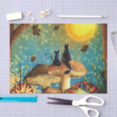 paddenstoelen tissuepapier (Craft)