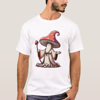 Paddenstoelen tovenaar t-shirt